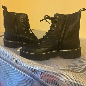 Black Combat Boots